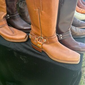Men's Tan Leather Boots
